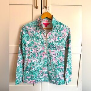 LILLY PULITZER Cotton Popover Pastel Size XS Resortwear Preppy Beach